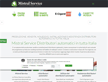 Tablet Screenshot of mistral-service.it